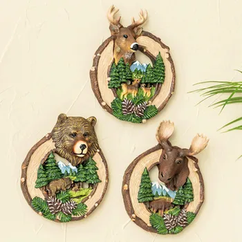 American Simulation Stereoscopic Elk Bear Resin Wall Painting Creative Home Wall Art Hangings Decorations X1122
American Simulation Stereoscopic Elk Bear Resin Wall Painting Creative Home Wall Art Hangings Decorations X1122