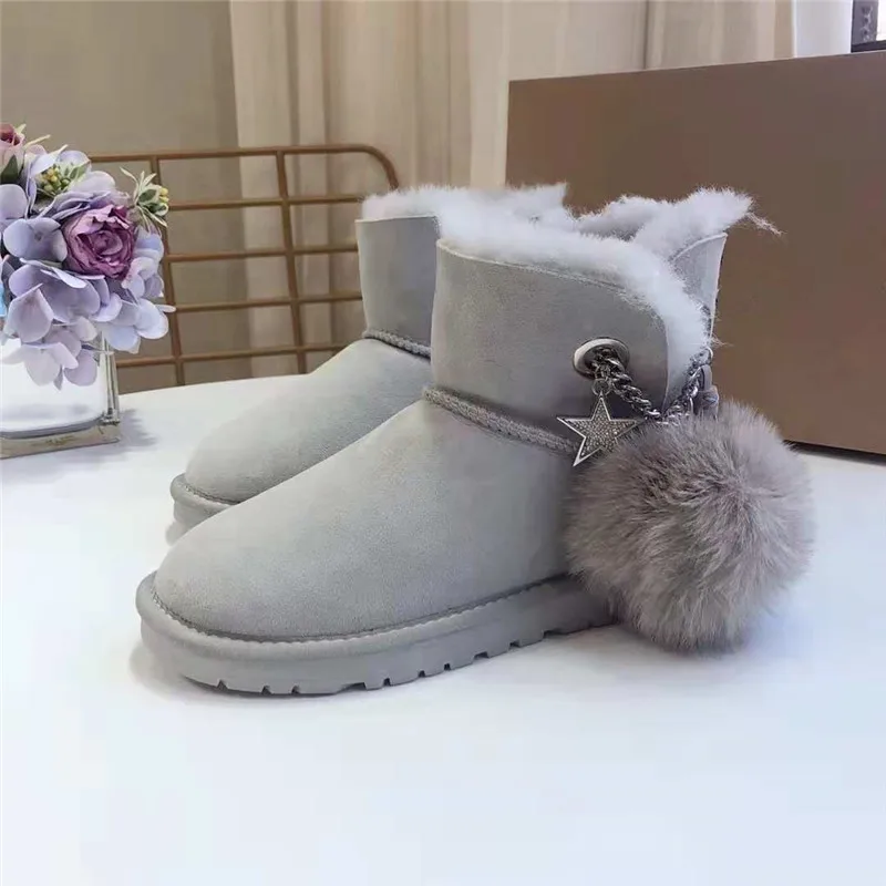 Classic Real Sheepskin 2023 Women's Shoes Nature Fur Wool Leather Woman Snow Boots Genuine Sheepskin Warm Boots
Classic Real Sheepskin 2023 Women's Shoes Nature Fur Wool Leather Woman Snow Boots Genuine Sheepskin Warm Boots