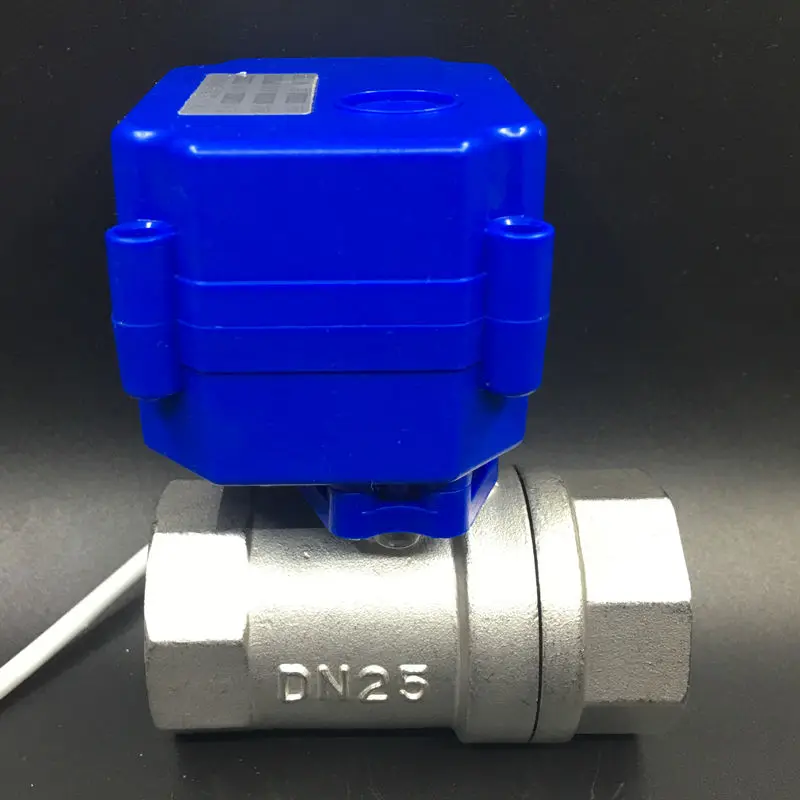2 Way BSP 1'' Stainless Steel Electric Shut Off Valve 12V DN25 Motorized Ball Valve 3 Wires CR03 Wiring For Water Control
2 Way BSP 1'' Stainless Steel Electric Shut Off Valve 12V DN25 Motorized Ball Valve 3 Wires CR03 Wiring For Water Control