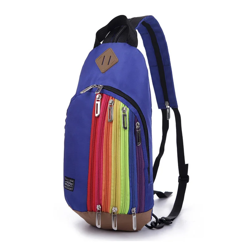 Lady Shoulder Bag Fashion Rainbow Diagonal Chest Backpack Dual-use Female Package
Lady Shoulder Bag Fashion Rainbow Diagonal Chest Backpack Dual-use Female Package