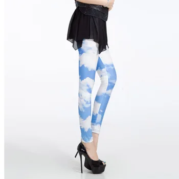NORMOV Women Leggings High Waist Blue Sky Print Push Up Comfortable And Breathable Slim Legging Female Workout Legging
NORMOV Women Leggings High Waist Blue Sky Print Push Up Comfortable And Breathable Slim Legging Female Workout Legging