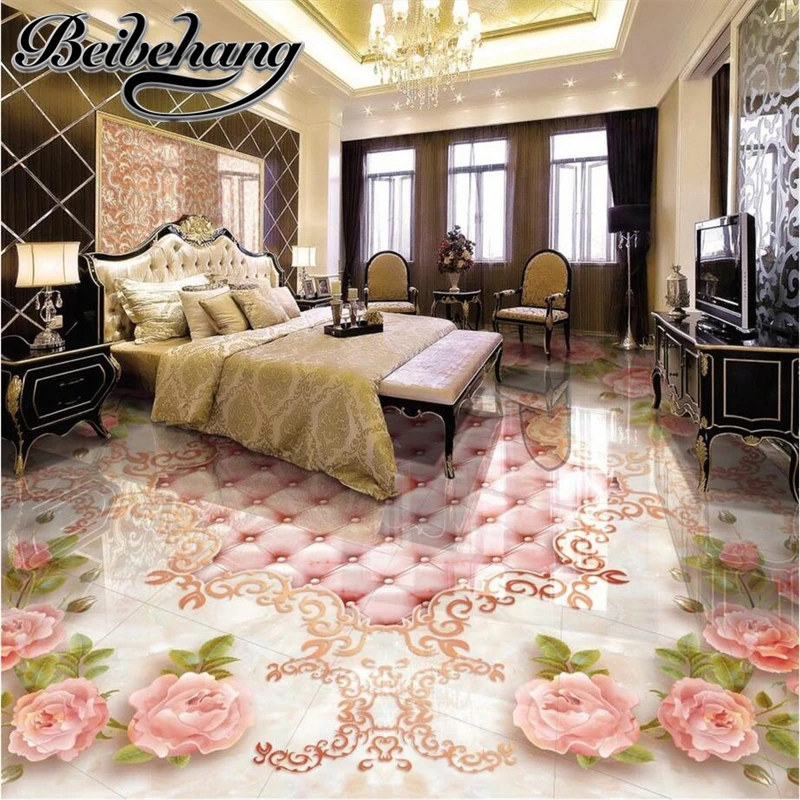 beibehang Decorative floor painting Custom self-adhesive 3D European rose soft marble relief floor tiles painted vinyl wallpaper
beibehang Decorative floor painting Custom self-adhesive 3D European rose soft marble relief floor tiles painted vinyl wallpaper