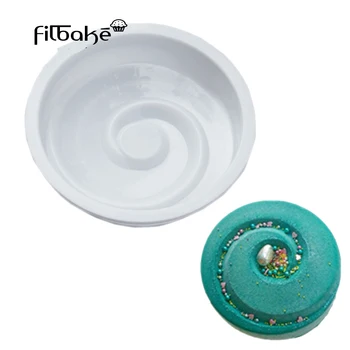 Filbake Silicone Mousse Mold Baking Moulds Freezing Mold Vortex Spiral Round Shaped For Muffin Dessert Pudding Jello Tools
Filbake Silicone Mousse Mold Baking Moulds Freezing Mold Vortex Spiral Round Shaped For Muffin Dessert Pudding Jello Tools