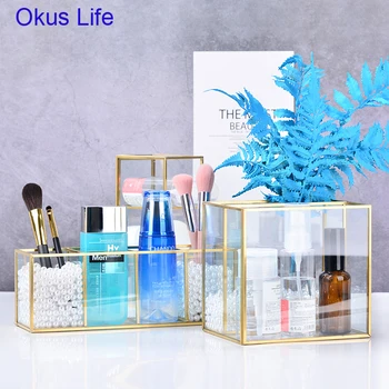 Luxury Clear Glass Makeup Box Cosmetic Storage Box Makeup Brushes Organizer Pencil Lipstick Holder Makeup Tools Organizer Case
Luxury Clear Glass Makeup Box Cosmetic Storage Box Makeup Brushes Organizer Pencil Lipstick Holder Makeup Tools Organizer Case