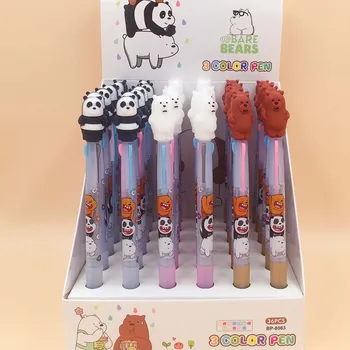 36 pcs/lot Panda Bear Ballpoint Pen Cartoon 3 colors Animal Ball Pens Material Escolar office school Writing supplies
36 pcs/lot Panda Bear Ballpoint Pen Cartoon 3 colors Animal Ball Pens Material Escolar office school Writing supplies