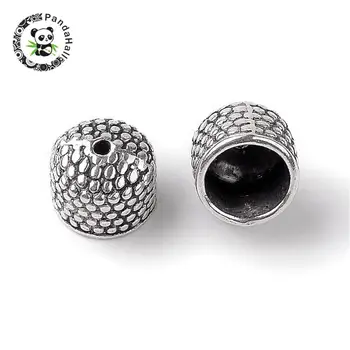 Tibetan Style Alloy Bead Cone, Apetalous Antique Silver Color, 10x9mm, Hole: 1.5mm; Inner Diameter: 8mm;
Tibetan Style Alloy Bead Cone, Apetalous Antique Silver Color, 10x9mm, Hole: 1.5mm; Inner Diameter: 8mm;