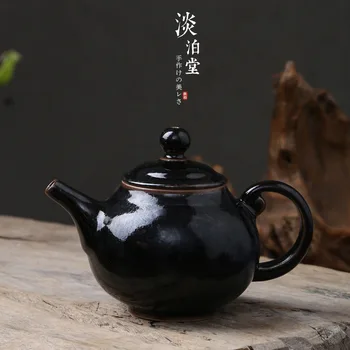 Mr.Qing kiln changed ceramic teapot Japanese rough pottery pot mini rough pottery mesh filtration brewing teapot kung fu tea set 
Mr.Qing kiln changed ceramic teapot Japanese rough pottery pot mini rough pottery mesh filtration brewing teapot kung fu tea set