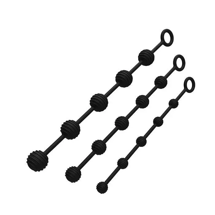 Анальные бусы Heart Handle купить со скидкой в секс шопе  Анальные стимуляторы  Шарики, цепочки, елочки