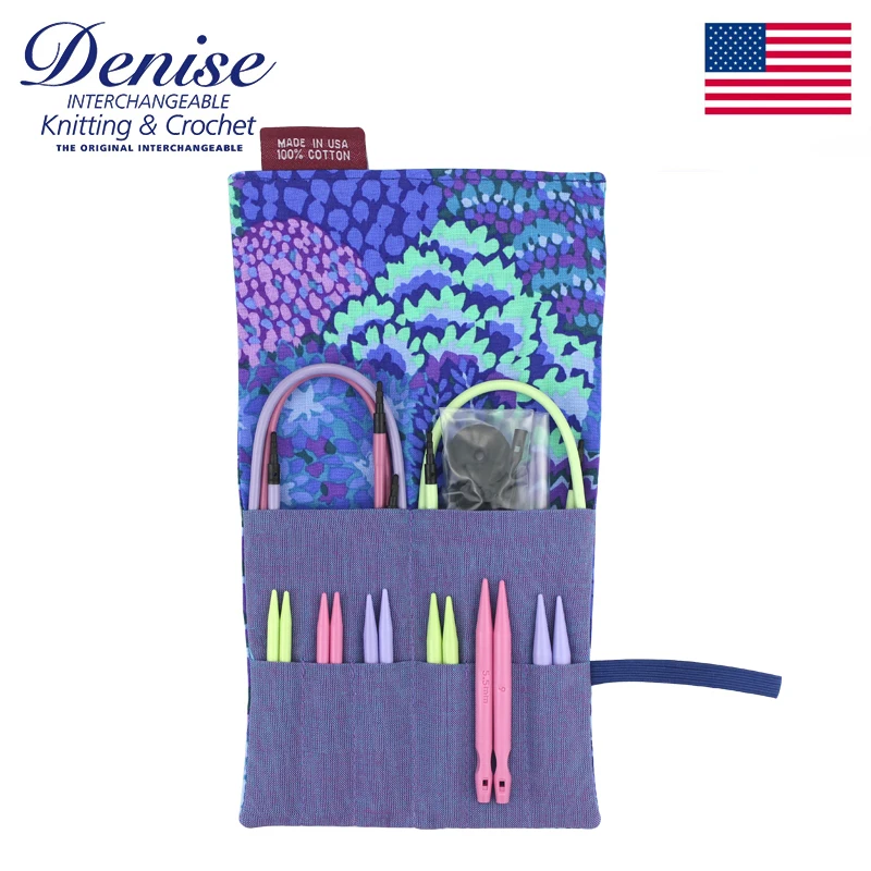Denise Interchangeable Needles Set with Cotton Case High Quality Plastic Knitting Tools
Denise Interchangeable Needles Set with Cotton Case High Quality Plastic Knitting Tools