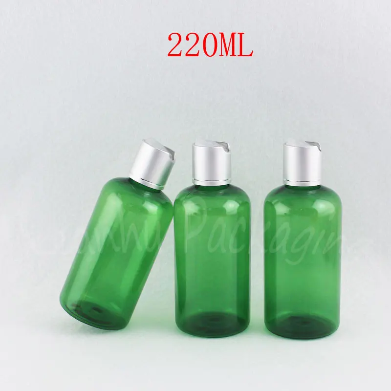 220ML Green Plastic Bottle With Disc Top Cap , 220CC Shampoo / Lotion Packaging Bottle , Empty Cosmetic Container ( 30 PC/Lot )
220ML Green Plastic Bottle With Disc Top Cap , 220CC Shampoo / Lotion Packaging Bottle , Empty Cosmetic Container ( 30 PC/Lot )