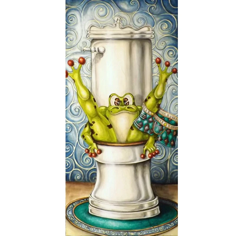 Full Square/Round Drill 5D DIY Diamond Painting "Frog toilet" 3D Embroidery Cross Stitch Mosaic Home Decor Gift
Full Square/Round Drill 5D DIY Diamond Painting "Frog toilet" 3D Embroidery Cross Stitch Mosaic Home Decor Gift