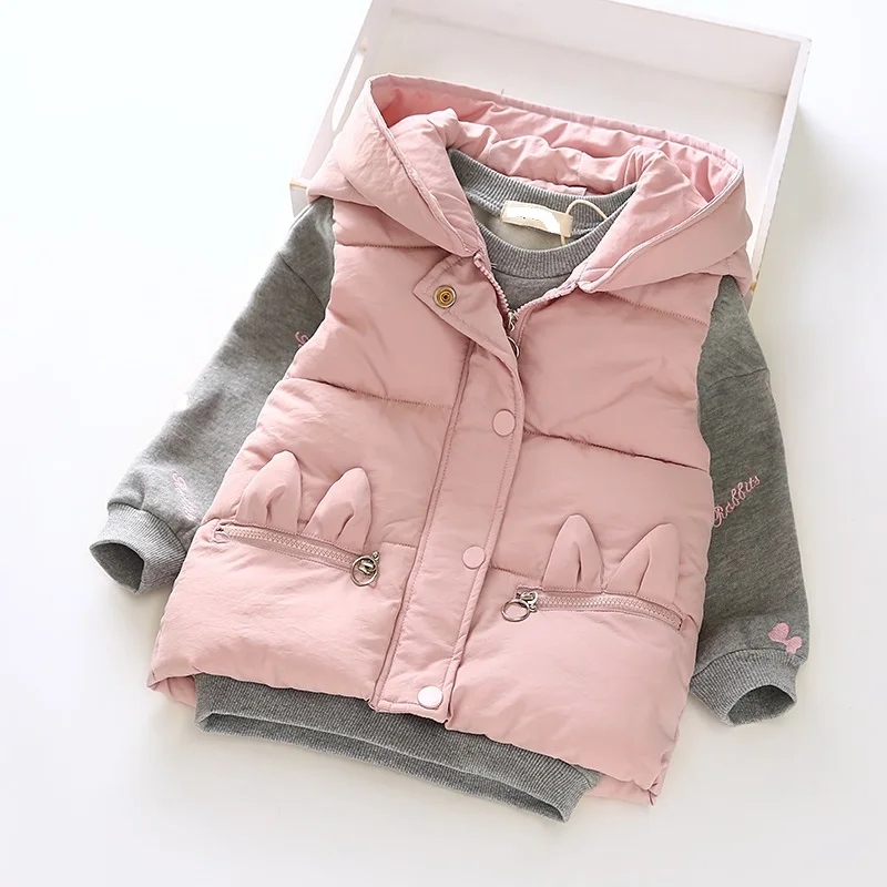 2019 New Girls Suit Vest Coat Girls Clothes Winter Thickening Warm Two-pieces Winter Children Clothing Pullover Clothes 3-6T
2019 New Girls Suit Vest Coat Girls Clothes Winter Thickening Warm Two-pieces Winter Children Clothing Pullover Clothes 3-6T