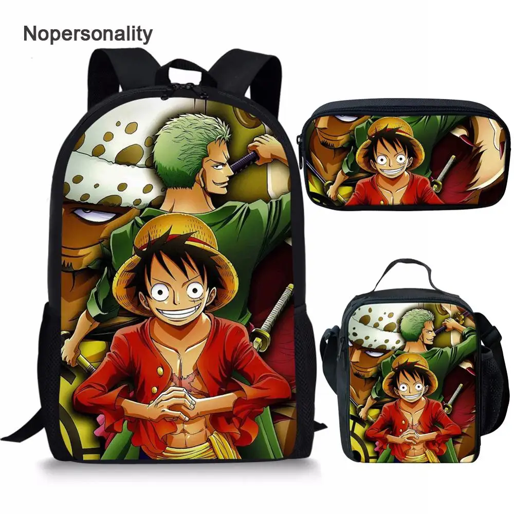 Nopersonality Cartoon One Piece School Bag Set for Teenager Boys Cool Primary Junior Children Bagpacks Mochila Kids Schoolbags
Nopersonality Cartoon One Piece School Bag Set for Teenager Boys Cool Primary Junior Children Bagpacks Mochila Kids Schoolbags