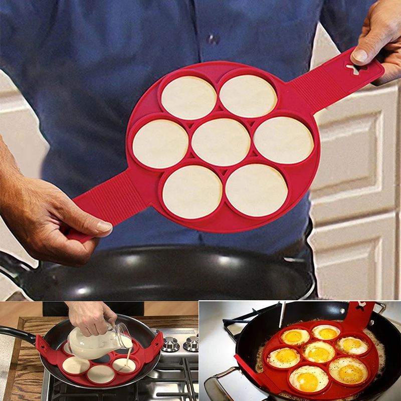 Pancake Maker Nonstick Cooking Tool Egg Ring Maker Egg Silicone Mold Pancake Cheese Egg Cooker Pan Kitchen Baking Accessory
Pancake Maker Nonstick Cooking Tool Egg Ring Maker Egg Silicone Mold Pancake Cheese Egg Cooker Pan Kitchen Baking Accessory