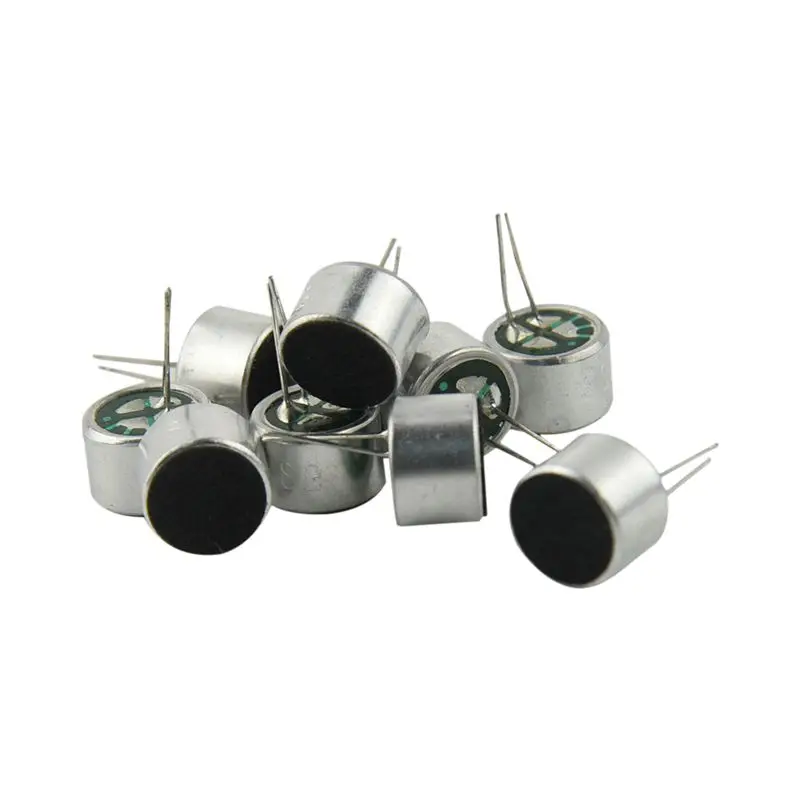 ABGN Hot-Fasdga 10 PCS 9.7mm x 7mm 2 Pin MIC Capsule Electret Condenser Miniphone
ABGN Hot-Fasdga 10 PCS 9.7mm x 7mm 2 Pin MIC Capsule Electret Condenser Miniphone