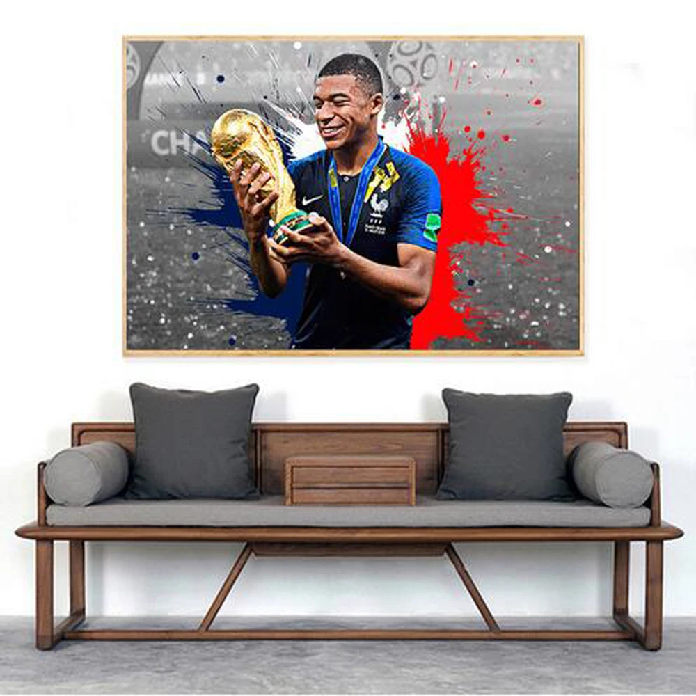 Full 5D square/round diamond painting Kylian Mbappe France Soccer diamond embroidery sale cross stitch christmas decor gift L346
Full 5D square/round diamond painting Kylian Mbappe France Soccer diamond embroidery sale cross stitch christmas decor gift L346