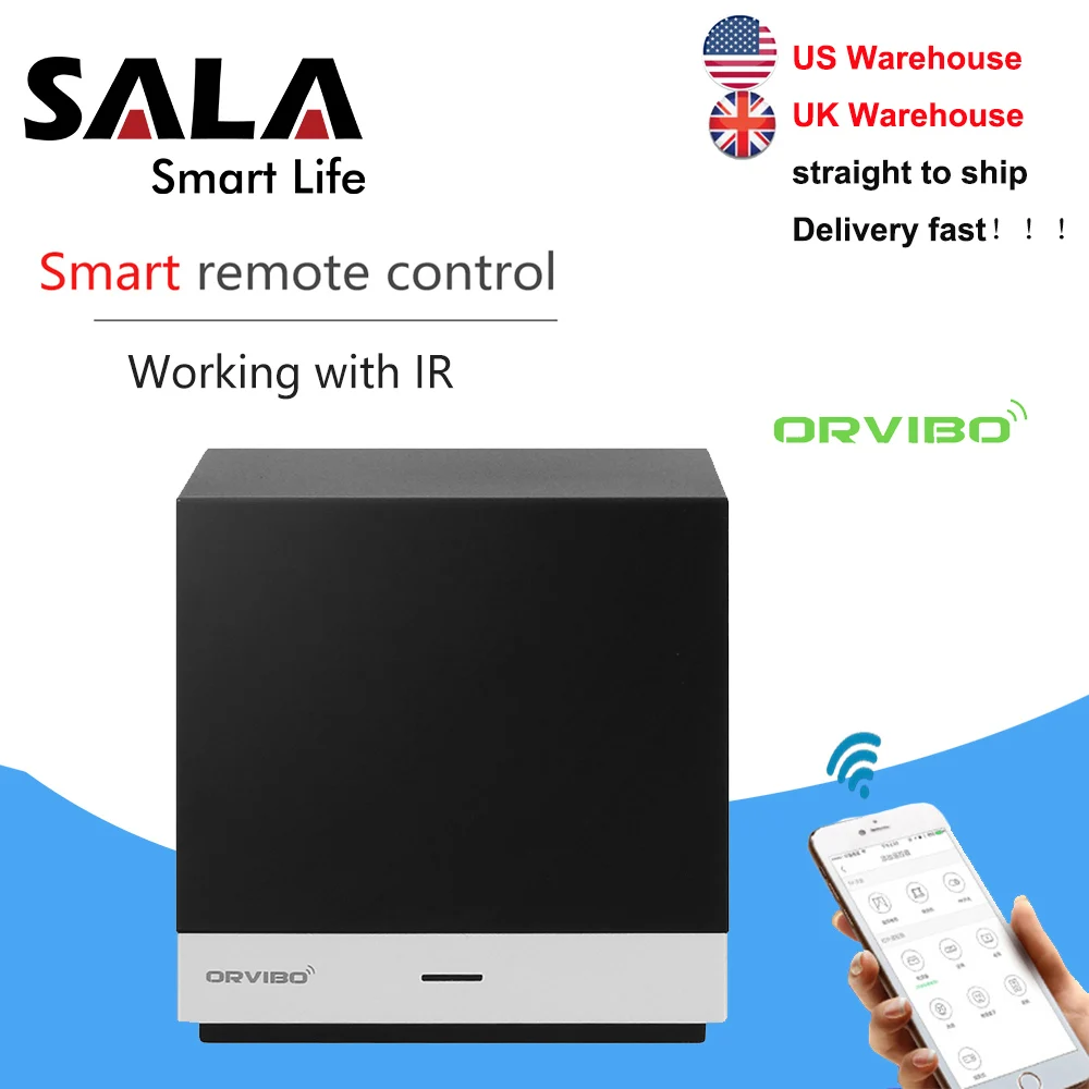 Orvibo MagicCube Xiaofang Intelligent WIFI IR APP Wireless Smart Remote Control Controller Hub Automation Syestem by iOS Android
Orvibo MagicCube Xiaofang Intelligent WIFI IR APP Wireless Smart Remote Control Controller Hub Automation Syestem by iOS Android