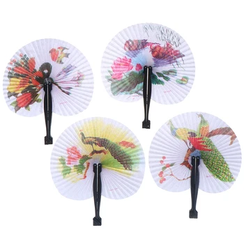 Chic Female Handheld Fan Chinese Pocket Folding Hand Fan Round Circle Printed Paper Decorative Fan Party Decor Gift
Chic Female Handheld Fan Chinese Pocket Folding Hand Fan Round Circle Printed Paper Decorative Fan Party Decor Gift