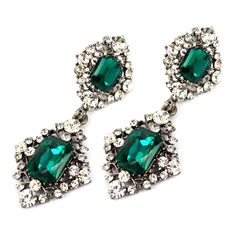 LNRRABC Women Elegant Dangle Earrings Green Stone Alloy Crystal Inlaid Lady Girl Rhinestones Drop Earrings Fashion Jewelry
LNRRABC Women Elegant Dangle Earrings Green Stone Alloy Crystal Inlaid Lady Girl Rhinestones Drop Earrings Fashion Jewelry