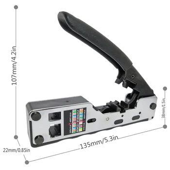 Crimp Metal Clip Rj45 Tool Network Crimper Crimping Tools For Cat7 Cat6 Cat5E Cat5 Stp Plugs Rj45 Connector Cables
Crimp Metal Clip Rj45 Tool Network Crimper Crimping Tools For Cat7 Cat6 Cat5E Cat5 Stp Plugs Rj45 Connector Cables