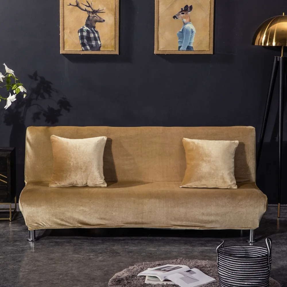 Meijuner Armless Sofa Cover Solid Color Thick Flannel Sofa Bed Cover All-inclusive Folding Slipcover For Room Hotel Coffe Y358
Meijuner Armless Sofa Cover Solid Color Thick Flannel Sofa Bed Cover All-inclusive Folding Slipcover For Room Hotel Coffe Y358