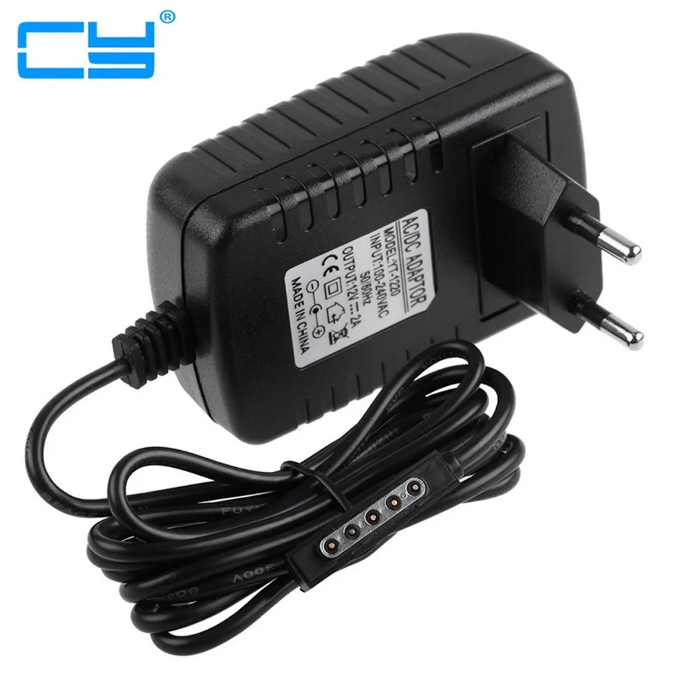 

EU Plug 12V 2A AC Adapter Tablets Battery Chargers For Microsoft Surface RT Pro 2 Windows 8 Tablet PC 64GB 128GB 256GB 512GB