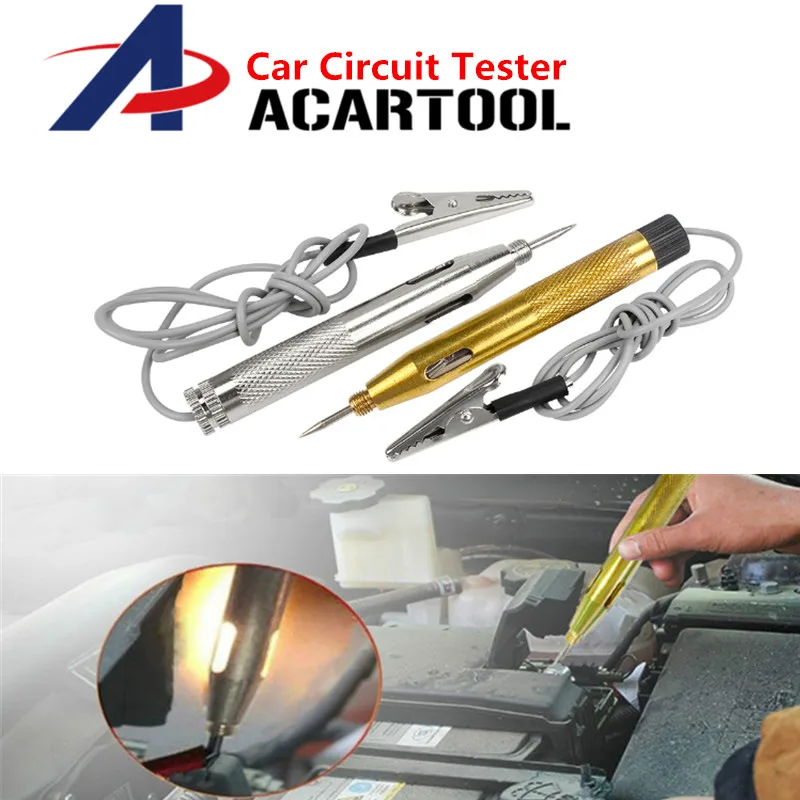 2019 Auto Car Light Circuit Tester Lamp Voltage DC 6V 12V 24V Copper Test Pen Detector Probe Light System Test Probe Lamp
2019 Auto Car Light Circuit Tester Lamp Voltage DC 6V 12V 24V Copper Test Pen Detector Probe Light System Test Probe Lamp
