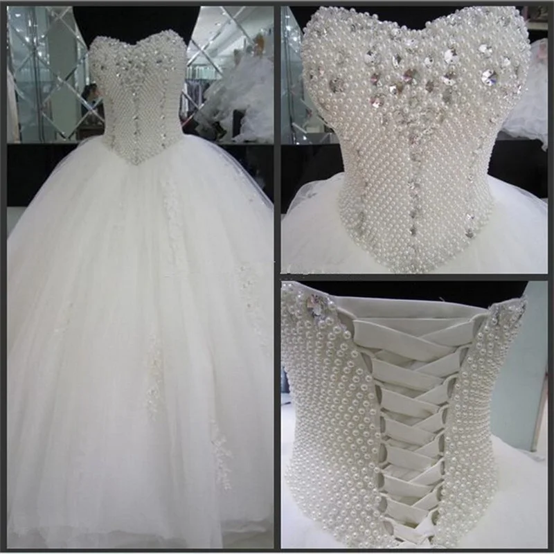 Brand New Wedding Dresses Glamorous Sweetheart Ball Gown Formal Dress Beaded Appliqued Romantic Princess Bridal Gown
Brand New Wedding Dresses Glamorous Sweetheart Ball Gown Formal Dress Beaded Appliqued Romantic Princess Bridal Gown