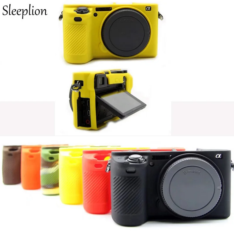 Camera Soft Silicone Case Body Protective Cover For Sony A6500 A6300 Mirrorless System Camera Rubber Skin Case -1