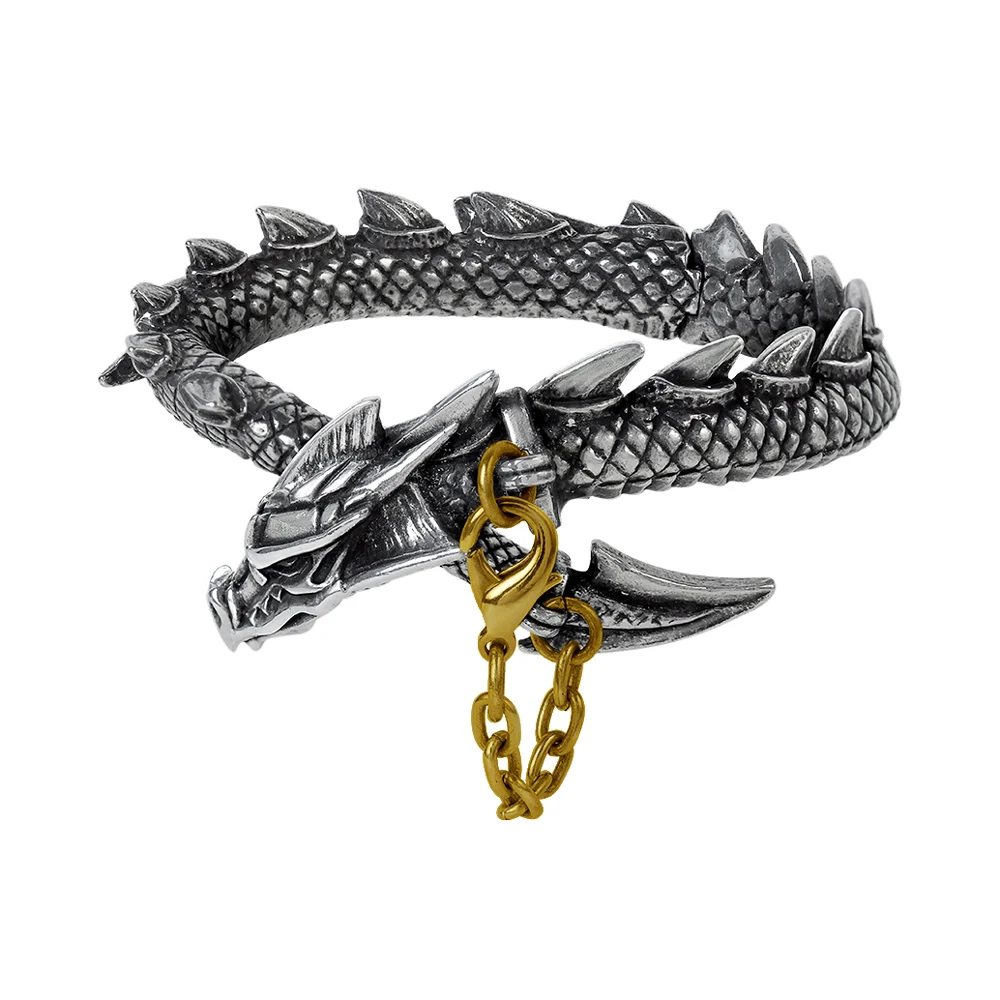 2018 Neo-Gothic Dragon's Lure Bangle Men's Vintage Button Bracelet Party Jewelry Black Bangle Leather Bracelet
2018 Neo-Gothic Dragon's Lure Bangle Men's Vintage Button Bracelet Party Jewelry Black Bangle Leather Bracelet
