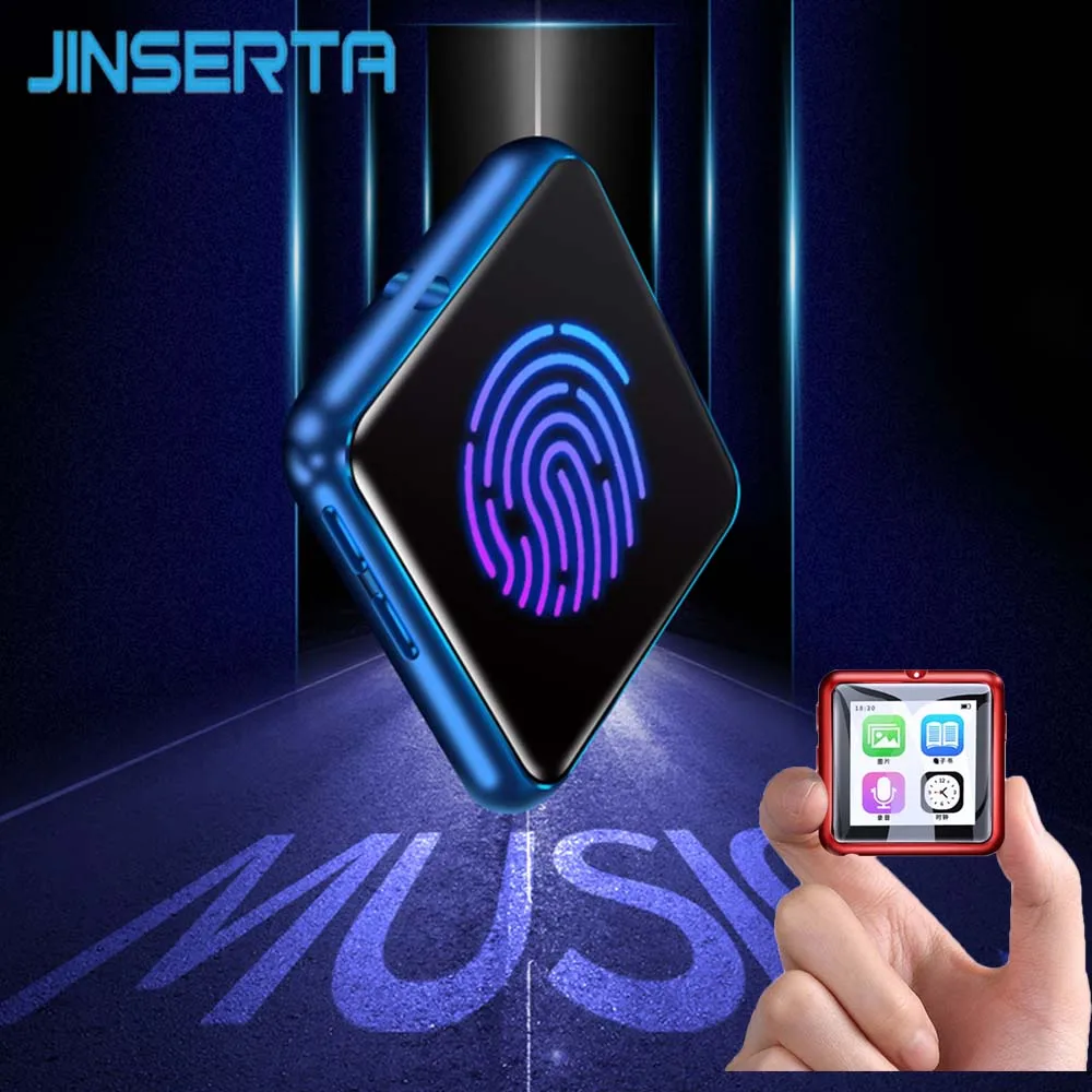 JINSERTA Touch Screen MP3 Player Bluetooth 4.1 Voice Recorder HIFI Music Player Mp3 Portable USB Metal TF Card FM Video Mini
JINSERTA Touch Screen MP3 Player Bluetooth 4.1 Voice Recorder HIFI Music Player Mp3 Portable USB Metal TF Card FM Video Mini