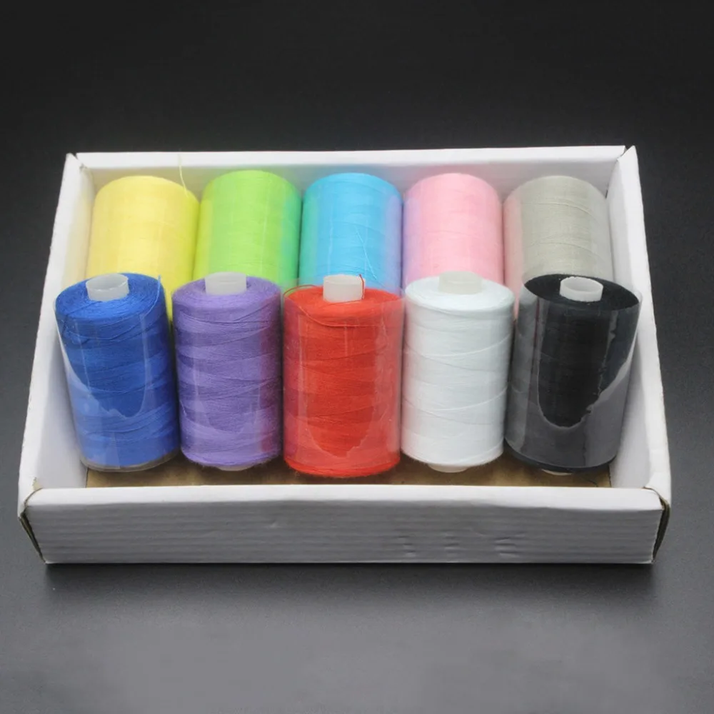 10 Color Set Sewing Thread High Quality Polyester 402 Hand-stitched And Machine-stitched For Overlockers #4M11
10 Color Set Sewing Thread High Quality Polyester 402 Hand-stitched And Machine-stitched For Overlockers #4M11