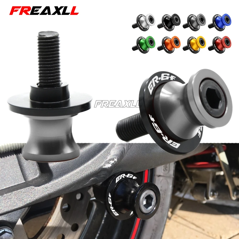 CNC ER-6F Motorcycle Accessories 10MM Swingarm Spools Slider For KAWASAKI ER6F ER-6F ER 6F 2006 2007 2008 2009 2010-2016
CNC ER-6F Motorcycle Accessories 10MM Swingarm Spools Slider For KAWASAKI ER6F ER-6F ER 6F 2006 2007 2008 2009 2010-2016