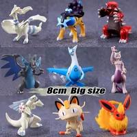 6.5-8cm Big size pika Flareon Meowth anime cartoon action & toy figures Collection model toy KEN HU STORE pks image