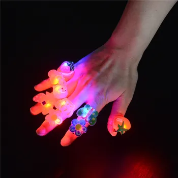 Children's5pcs CreativeLED Flash finger light kids luminous color light-up rings bar party concert Xmas boy/girls gifts3*3*2.5CM
Children's5pcs CreativeLED Flash finger light kids luminous color light-up rings bar party concert Xmas boy/girls gifts3*3*2.5CM
