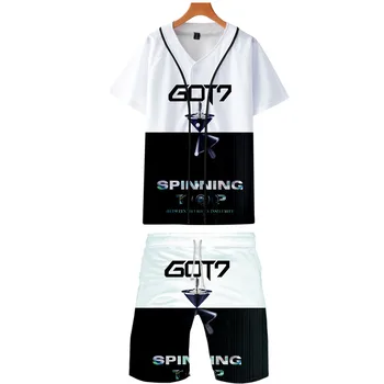 Cool 3D Kpop Baseball Tee GOT7 SPINNING TOP and Summer Beach shorts Sets Men's casual Leisure style Men's Sets Soft Plus Szie
Cool 3D Kpop Baseball Tee GOT7 SPINNING TOP and Summer Beach shorts Sets Men's casual Leisure style Men's Sets Soft Plus Szie