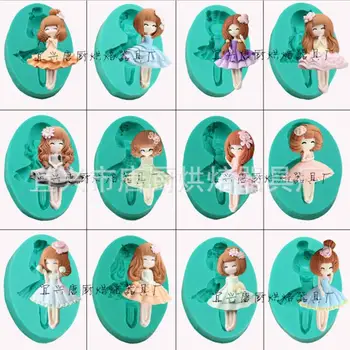 Cake Tools 12 pc flower baby girl silicone mold chocolate baking fondant tool lace diy kitchen bakeware fashion cake decorating
Cake Tools 12 pc flower baby girl silicone mold chocolate baking fondant tool lace diy kitchen bakeware fashion cake decorating