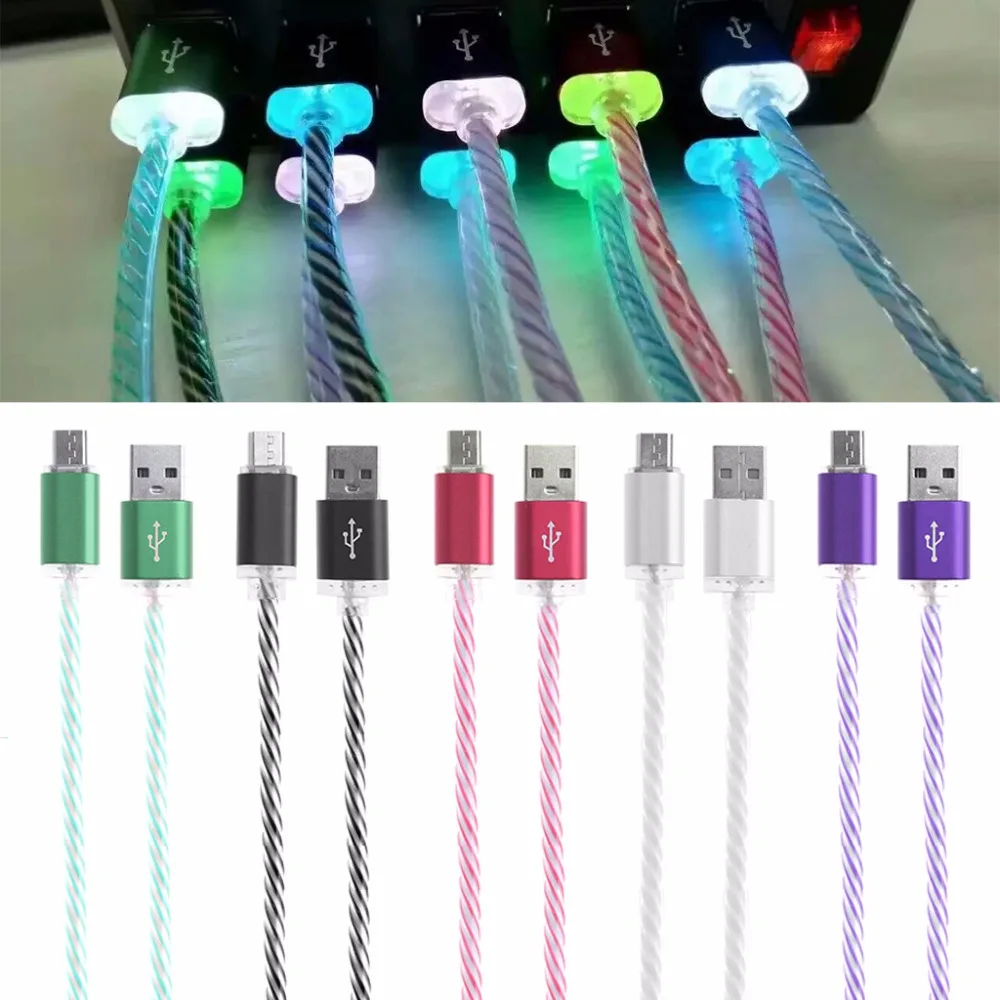 LED Light Micro USB Charger Cable Charging Cord For Samsung S7 S6 LG G4 G3 Android Phone-T4ME
LED Light Micro USB Charger Cable Charging Cord For Samsung S7 S6 LG G4 G3 Android Phone-T4ME