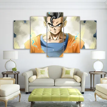 5 piece canvas art HD print Dragon Ball Gohon super warrior painting wall pictures for living room free shipping
5 piece canvas art HD print Dragon Ball Gohon super warrior painting wall pictures for living room free shipping