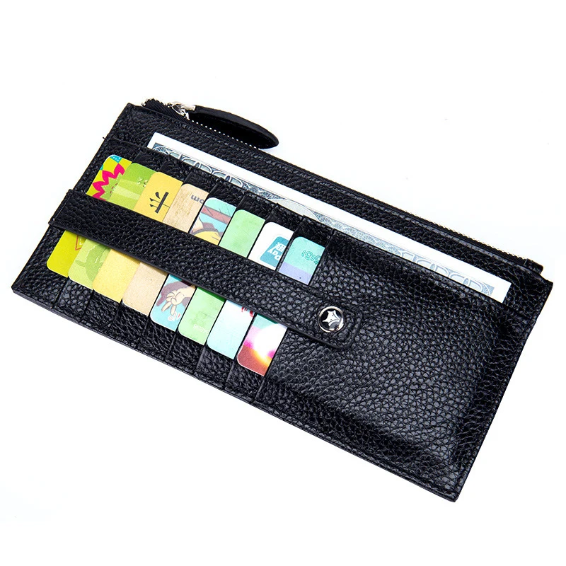 Genuine Leather Men Solid Long Wallet First Layer Cowhide Multi-Card Bit Holder Men's Ultra Thin Fashion Clutch Purse Male
Genuine Leather Men Solid Long Wallet First Layer Cowhide Multi-Card Bit Holder Men's Ultra Thin Fashion Clutch Purse Male