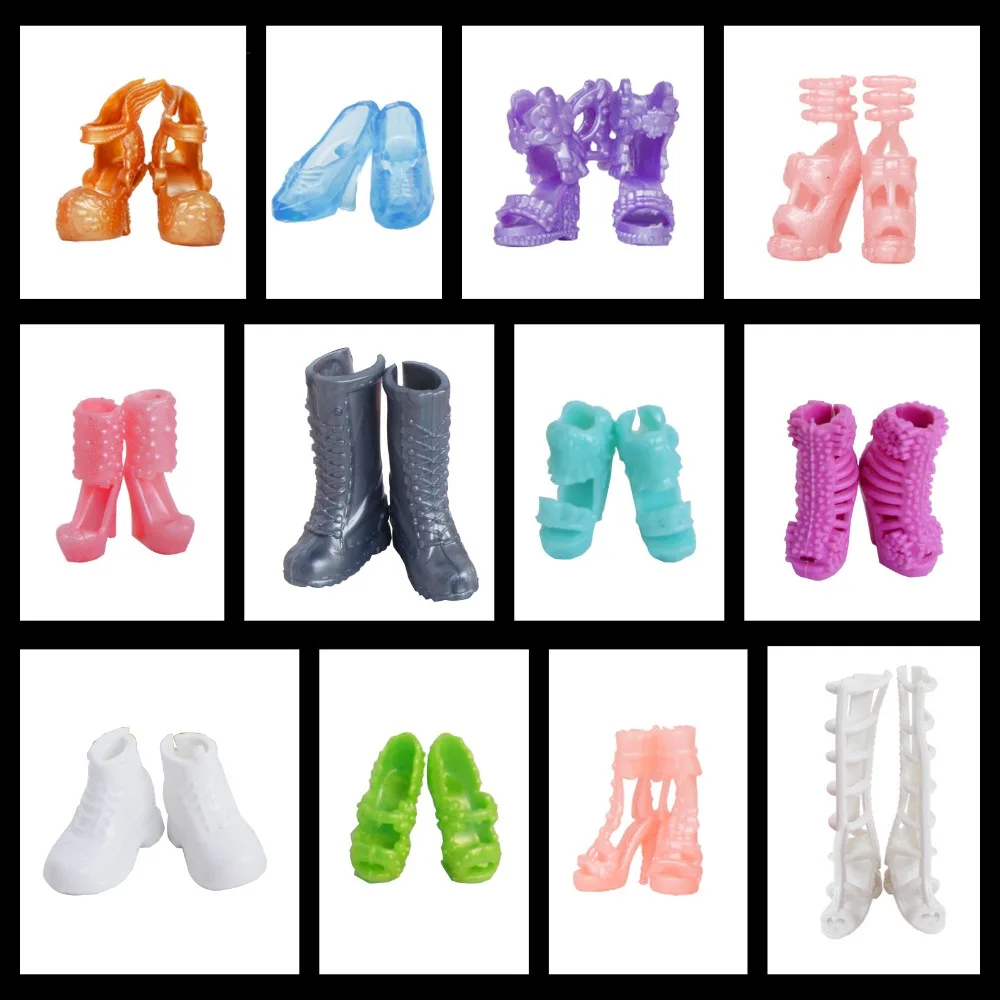 12 Pairs Doll Shoes Mix style High Heels Sandals Boots Colorful Assorted Shoes Accessories For Baby Doll Baby Xmas Gift Toy
12 Pairs Doll Shoes Mix style High Heels Sandals Boots Colorful Assorted Shoes Accessories For Baby Doll Baby Xmas Gift Toy