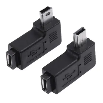 2Pcs/set L Shaped Mini USB Female to Micro USB Male 90 Degree Right Left Angle Adapter Connector Black
2Pcs/set L Shaped Mini USB Female to Micro USB Male 90 Degree Right Left Angle Adapter Connector Black