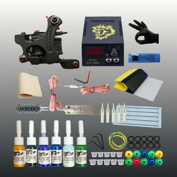 Complete Tattoo Machine Set Ink Colors Liner Shading Needles Tattoo Accesories Power Supplies Tattoo Kit
Complete Tattoo Machine Set Ink Colors Liner Shading Needles Tattoo Accesories Power Supplies Tattoo Kit