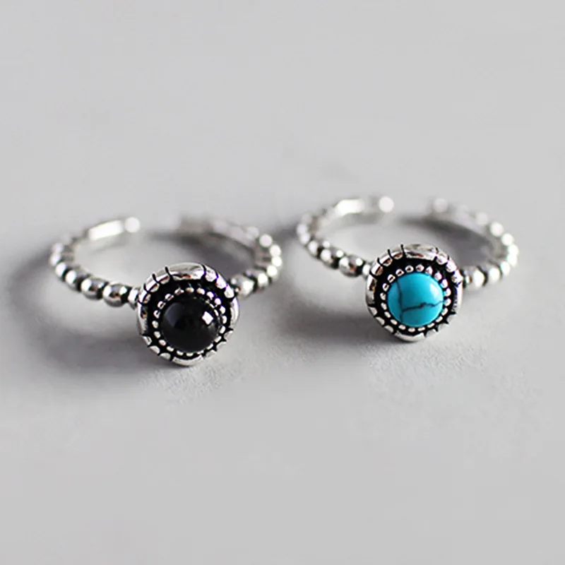 925 sterling silver black/blue stone rings for women anel feminino, vintage anelli donna retro ring anillos mujer jewellery
925 sterling silver black/blue stone rings for women anel feminino, vintage anelli donna retro ring anillos mujer jewellery