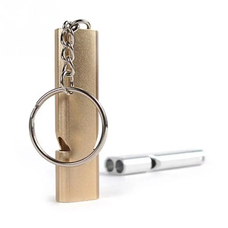 High-Quality-Double-Pipe-High-Decibel-Outdoor-Emergency-Survival-Whistle-Stainless-steel-Cheerleading-Whistle