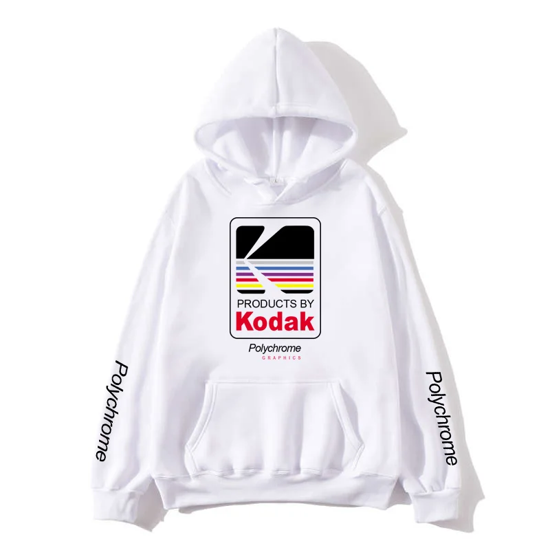Японские Хип Хоп Зимние флисовые толстовки Harajuku kodak куртки для мужчин и женщин