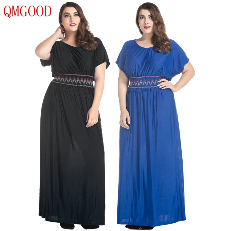 QMGOOD Women's Large Size Clothing 7XL Fat MM Party Long Dress In The Floor Summer Female Plus Size Dress High Waist 6XL 5XL
QMGOOD Women's Large Size Clothing 7XL Fat MM Party Long Dress In The Floor Summer Female Plus Size Dress High Waist 6XL 5XL