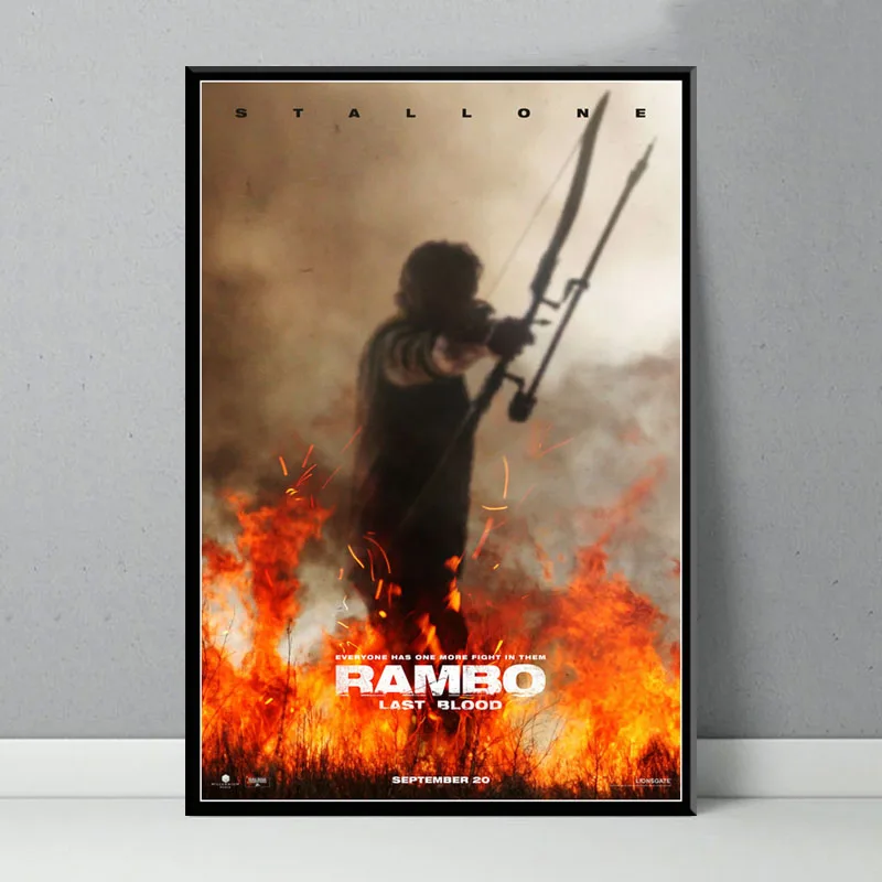 P762 Rambo Last Blood New Classic Movie Series Sylvester Stallone Art Painting Silk Canvas Poster Wall Home Decor
P762 Rambo Last Blood New Classic Movie Series Sylvester Stallone Art Painting Silk Canvas Poster Wall Home Decor