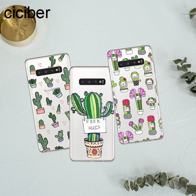 ciciber Cactus Plant For Samsung Galaxy S9 S10 S8 S10+ Plus S10e Cover Soft TPU Phone Case For S7 S5 S6 Edge mini Fundas Coque
ciciber Cactus Plant For Samsung Galaxy S9 S10 S8 S10+ Plus S10e Cover Soft TPU Phone Case For S7 S5 S6 Edge mini Fundas Coque
