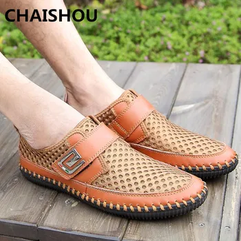 CHAISHOU New Comfortable Casual Shoes Loafers Men Shoes Moccasins Hand-stitched breathable driving shoes Sapato Masculino F-256
CHAISHOU New Comfortable Casual Shoes Loafers Men Shoes Moccasins Hand-stitched breathable driving shoes Sapato Masculino F-256